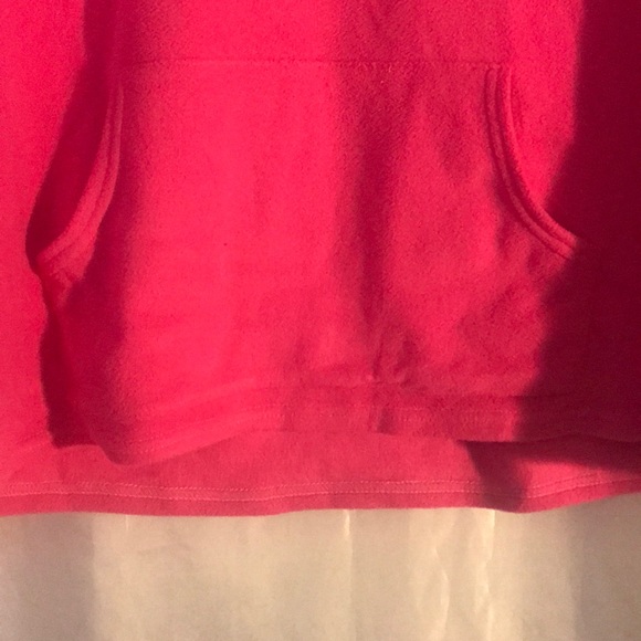 Hot Pink Cozy Fleece Top, Flared - Picture 4 of 5